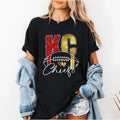 KC Chiefs Shirt, KC Chiefs Football Shirt, Kansas City Football Shirt, Gift For Football Fan, Chiefs Gifts For Her,...