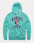 KC Current Shield Teal Hoodie T-Shirts, Sweatshirt | PureTeeCo.com (Image 1)