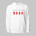 Embroidered 3-D White Hoodie T-Shirts, Sweatshirt | PureTeeCo.com (Image 1)