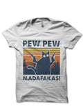CAT PEW-PEW TSHIRT Hoodie, Sweatshirt | PureTeeCo.com