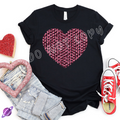 KNIT HEART BUBBLES - VALENTINE RUN 1-UNISEX TEE Hoodie, Sweatshirt | PureTeeCo.com (Image 1)