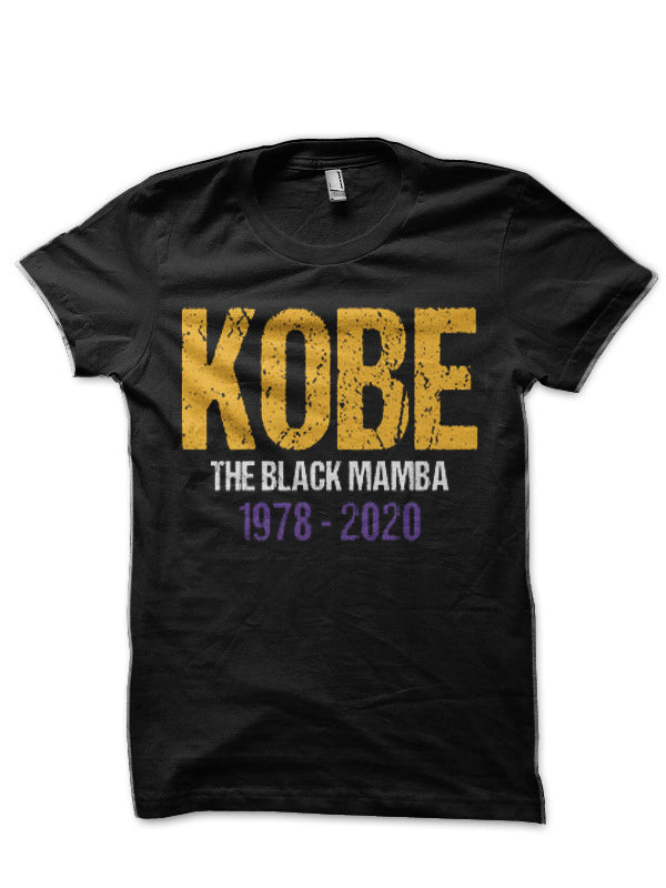 Kobe Bryant -The Black Mamba Black T-Shirt Hoodie, Sweatshirt | PureTeeCo.com