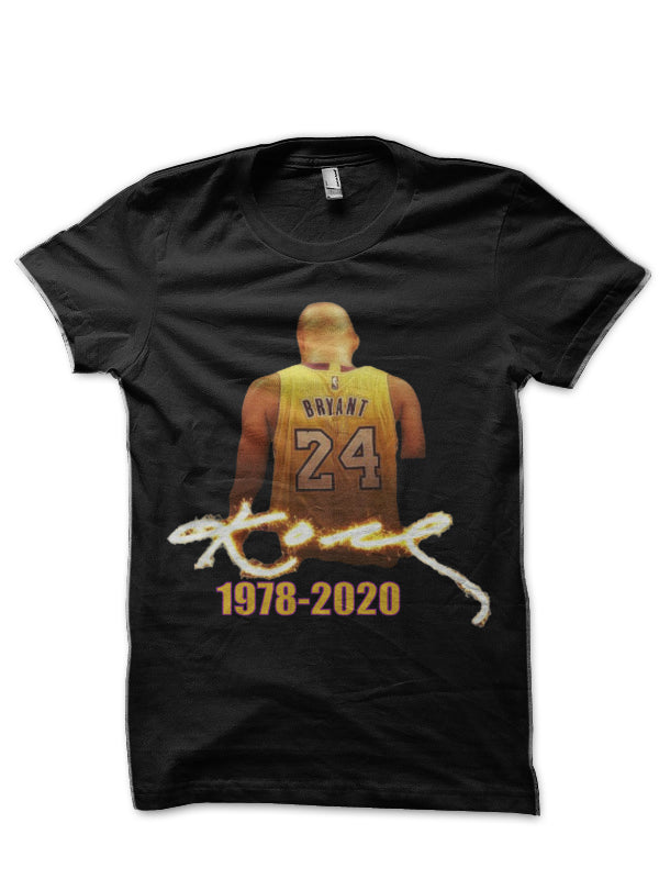 RIP Kobe Bryant Black T-Shirt Hoodie, Sweatshirt | PureTeeCo.com