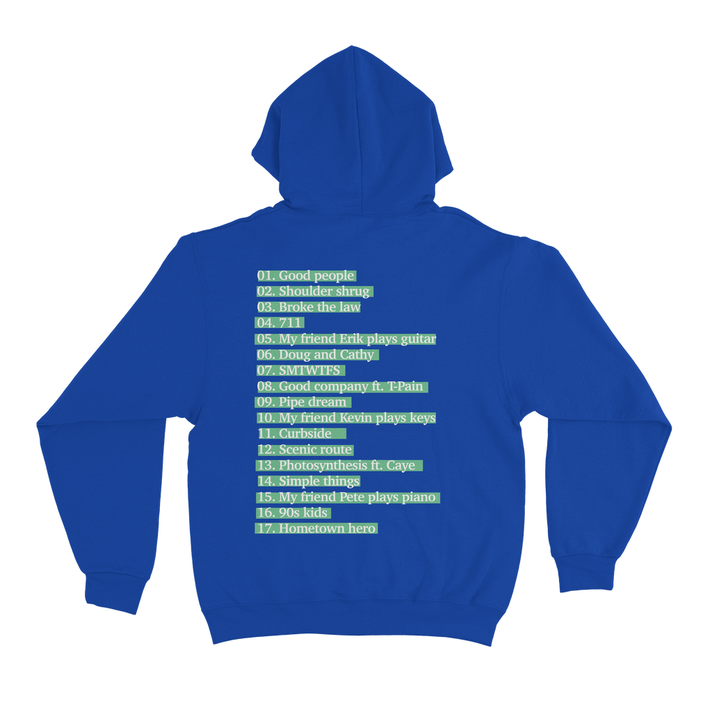 Kid Quill - Album Royal Blue Hoodie T-Shirts, Sweatshirt | PureTeeCo.com (Image 2)
