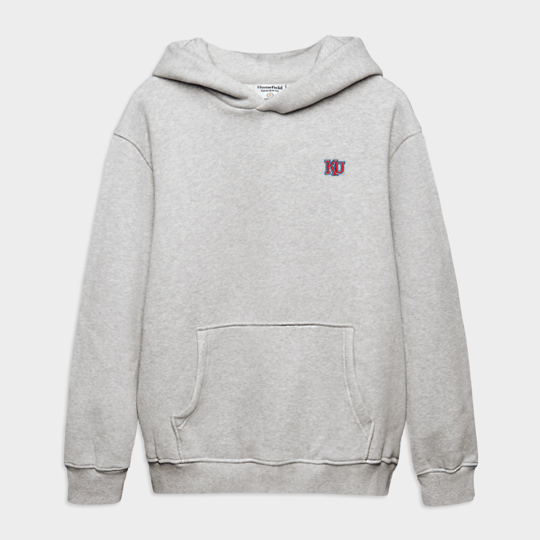 Kansas Jayhawks Retro Heavyweight Hoodie T-Shirts, Sweatshirt | PureTeeCo.com (Image 1)