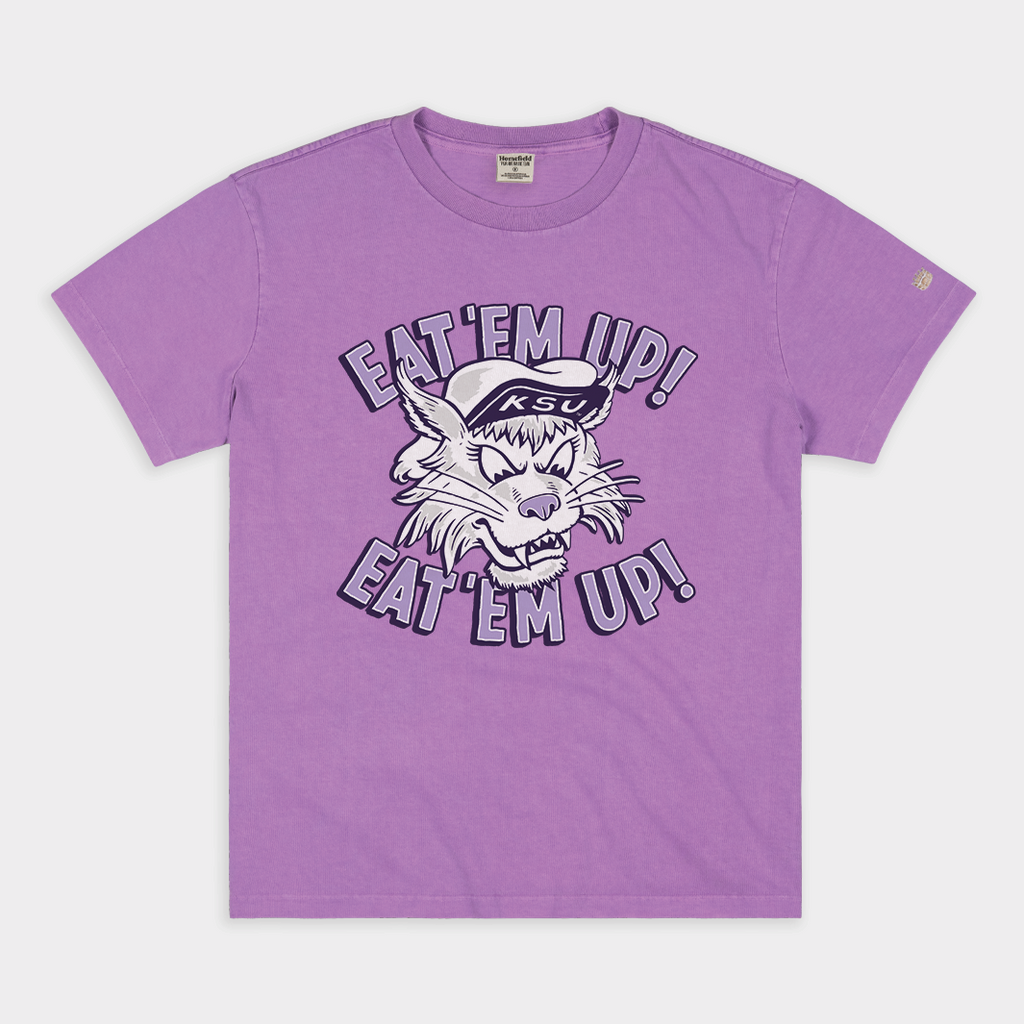 Vintage K-State "Eat 'Em Up" Heavyweight Tee Style001 Hoodie, Sweatshirt | PureTeeCo.com