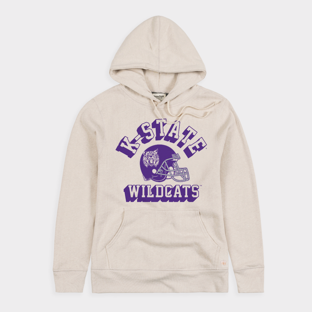 K-State Wildcats Football Retro Helmet Hoodie Style001 T-Shirts, Sweatshirt | PureTeeCo.com