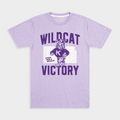 K-State "Wildcat Victory" Lavender Retro EMAW Tee Style001 Hoodie, Sweatshirt | PureTeeCo.com (Image 1)