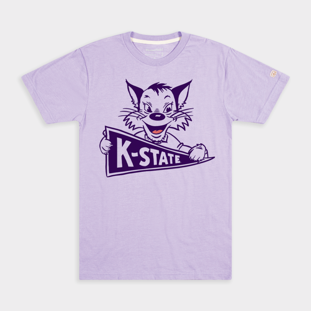 Vintage Kansas State Wildcats Pennant Tee Style001 Hoodie, Sweatshirt | PureTeeCo.com