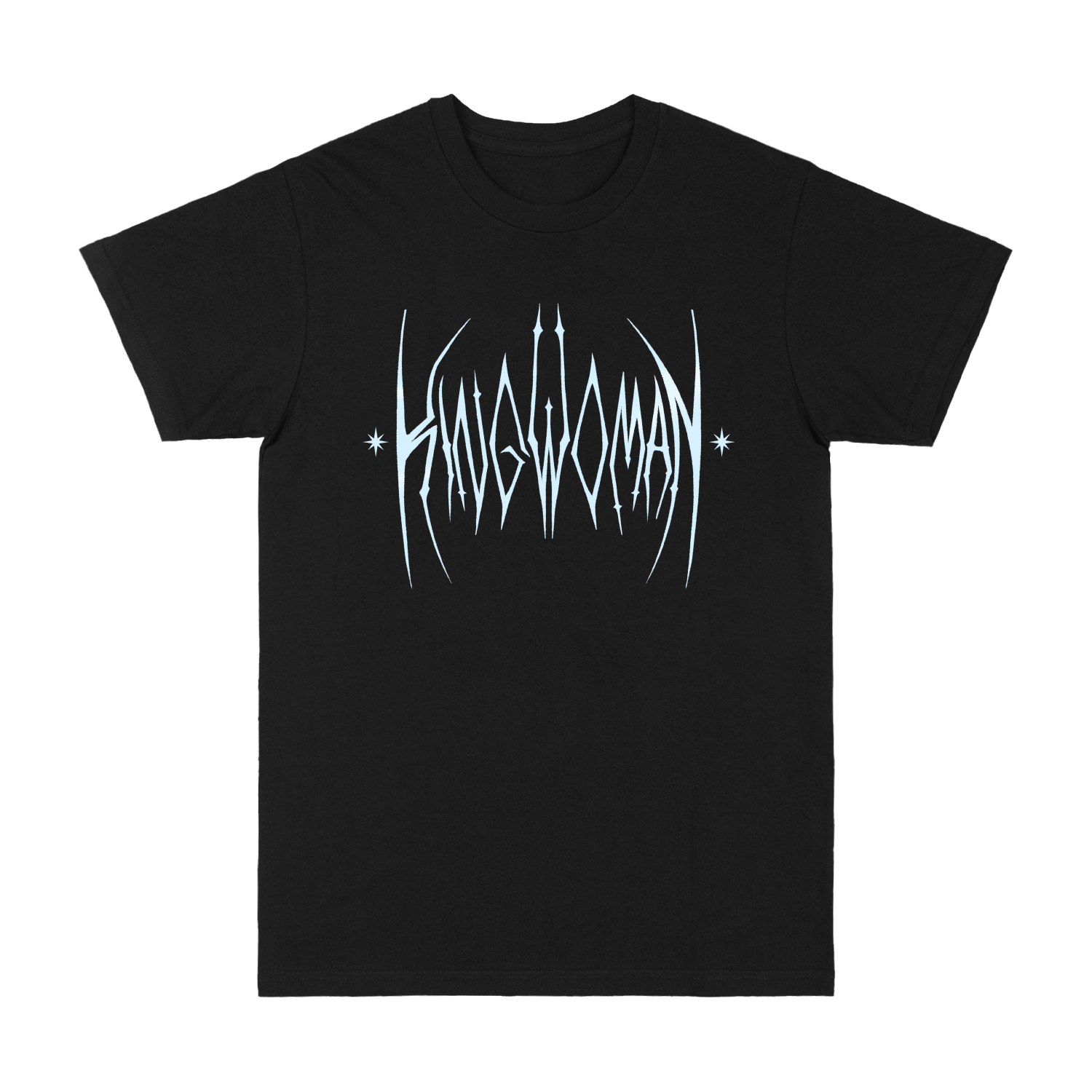 King Woman - Logo Tee - Black/Silver Hoodie, Sweatshirt | PureTeeCo.com