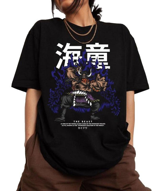 Kaido One Piece T-Shirt Tee Hoodie Sweatshirt Vintage 90's Anime Shirt Vintage Anime One Piece Shirt Luffy Zoro Sanji Shirt Anime Manga Shirt Gift For Fans Anime Lover Menswear Top For Gym Cotton Menswear Graphic Anime Tee Anime Lovers Gift Sweatshirt, Ho