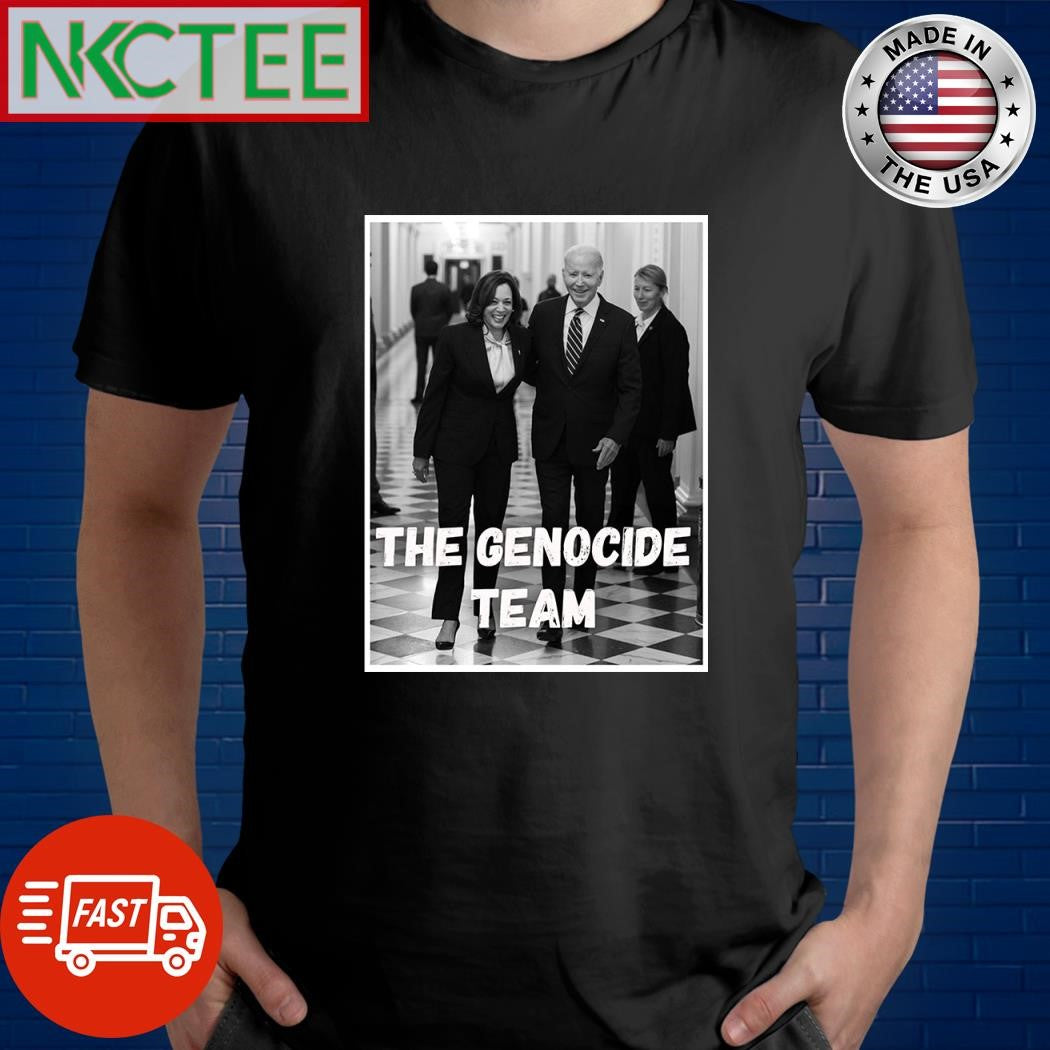 Kamala Harris Joe Biden The Genocide Team shirt