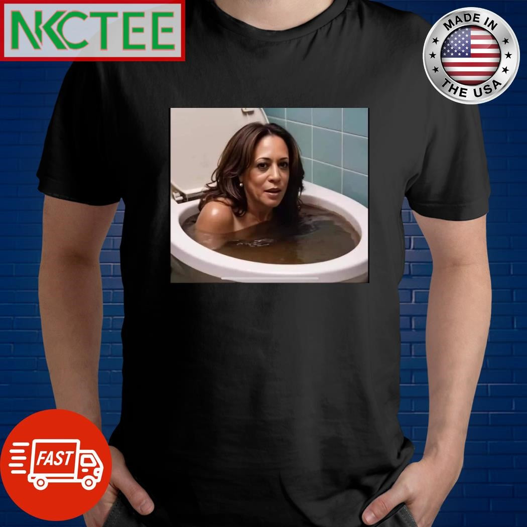 Kamala Harris soaks in the toilet shirt