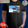 Kamala Harris vs Donald Trump on the DEBT horse-drawn carriage about to plunge into the abyss shirt