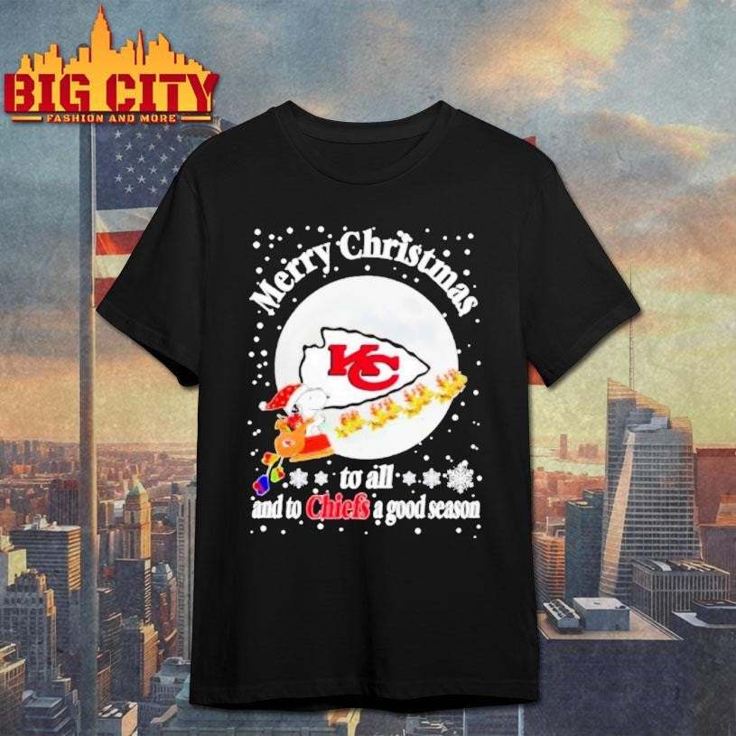 Kansas City Chiefs Merry Christmas To All And To Chiefs A Good Season Shirt