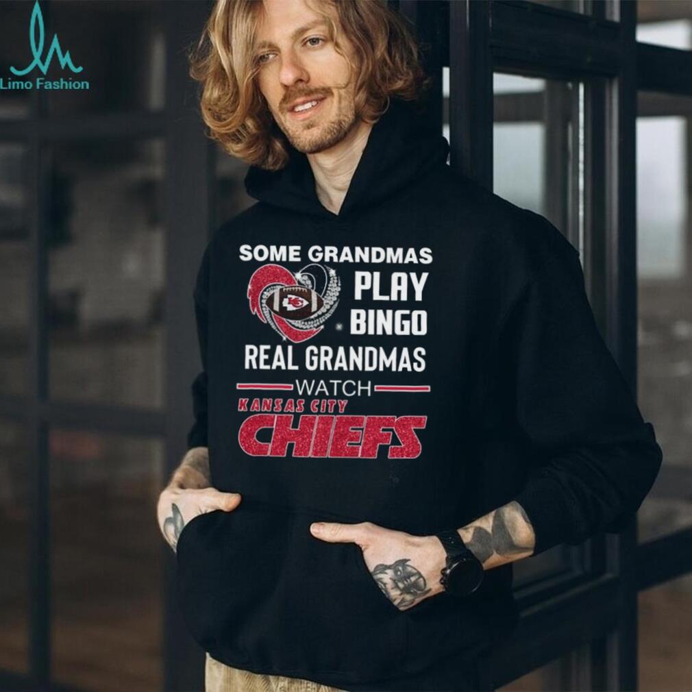 Kansas City Football Team Grandmas Play Bingo Watch Chiefs Shirt