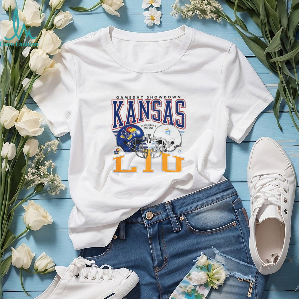 Kansas Jayhawks LIU Sharks September Gameday shirt