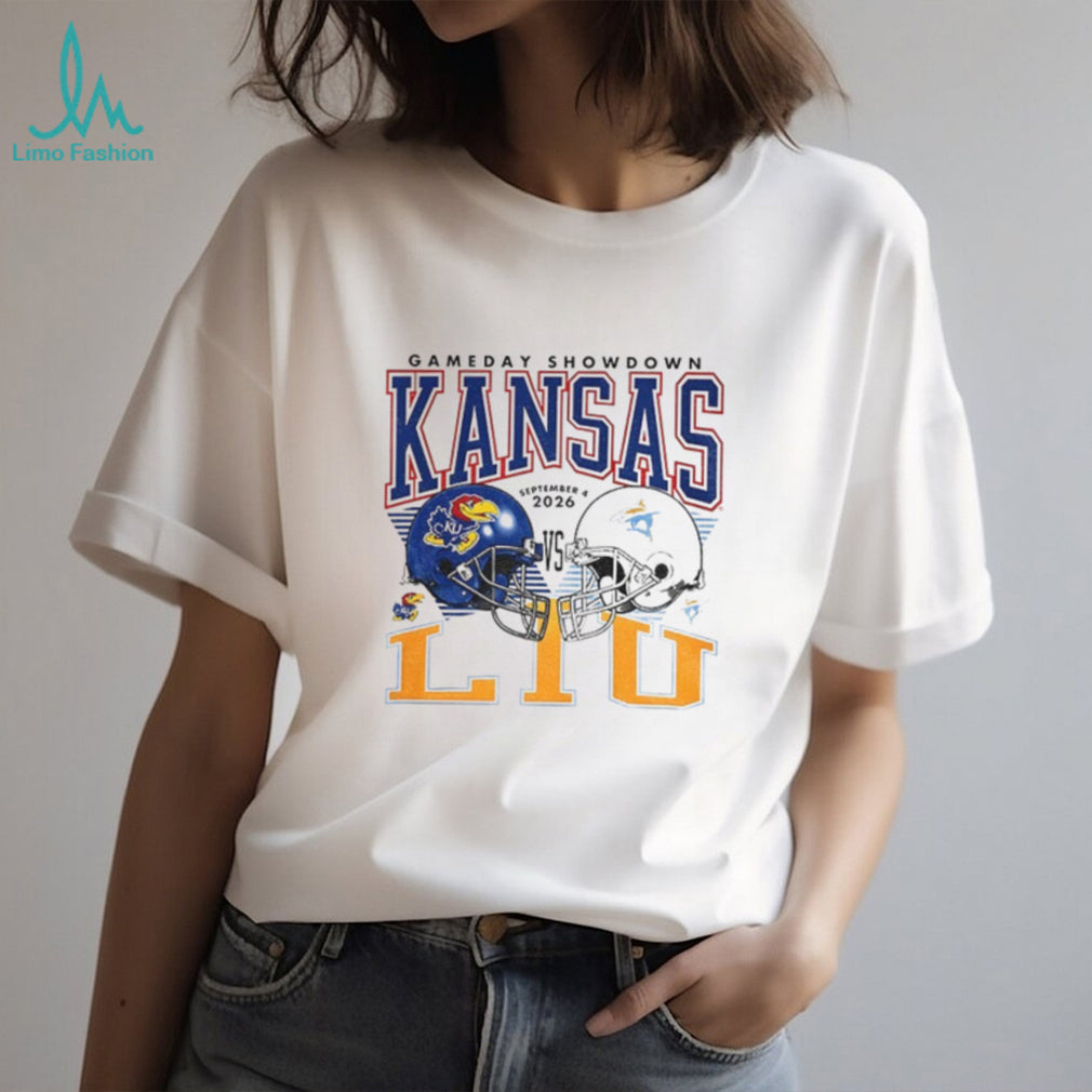 Kansas Jayhawks LIU Sharks September Gameday shirt