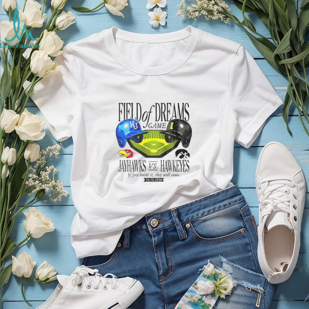 Kansas Jayhawks vs Iowa Hawkeyes Field of Dreams Game 10 10 2026 shirt