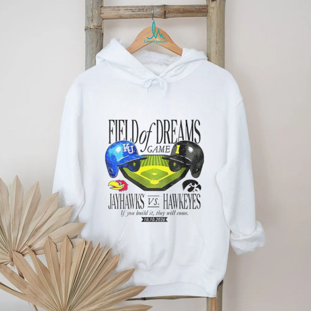 Kansas Jayhawks vs Iowa Hawkeyes Field of Dreams Game 10 10 2026 shirt
