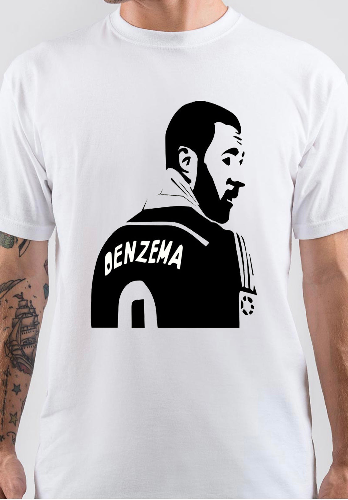 Karim Benzema Art T-Shirt Style002 Hoodie, Sweatshirt | PureTeeCo.com