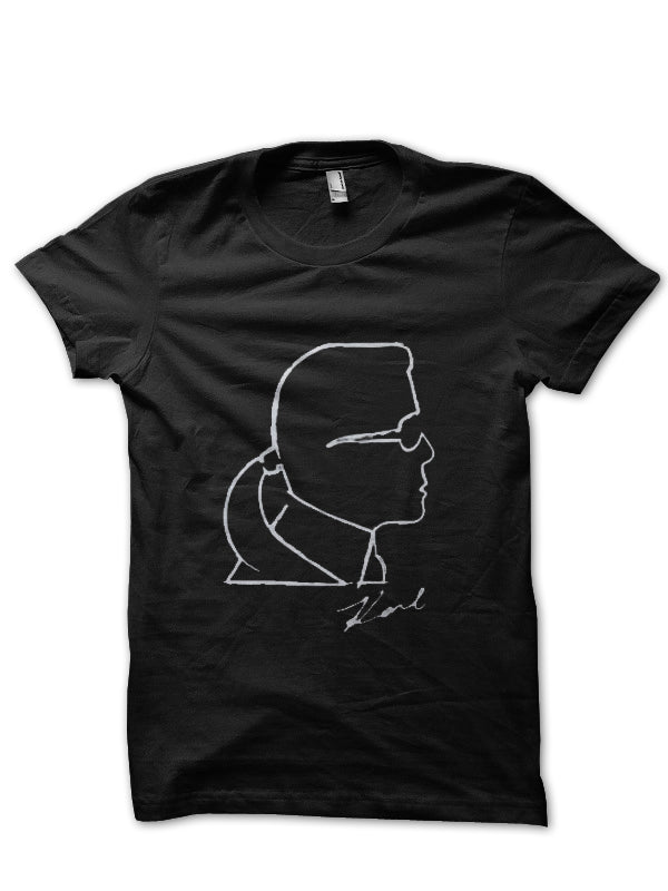 Karl Lagerfeld T-Shirt Style007 Hoodie, Sweatshirt | PureTeeCo.com