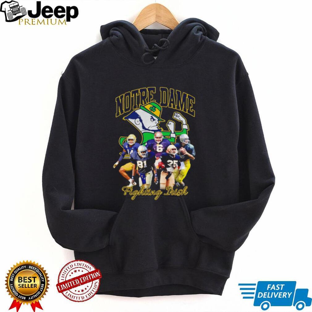 Notre Dame Fighting Irish Football Collage shirt