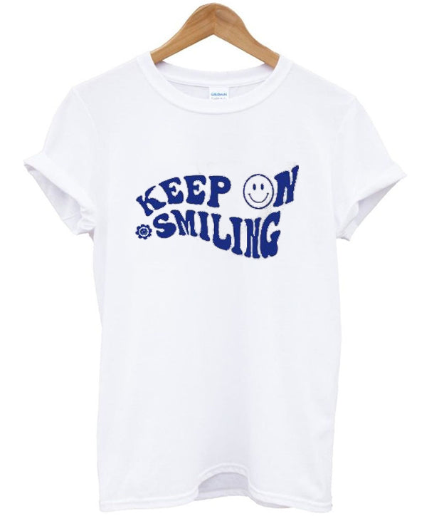Keep On Smiling t-shirt Hoodie, Sweatshirt | PureTeeCo.com