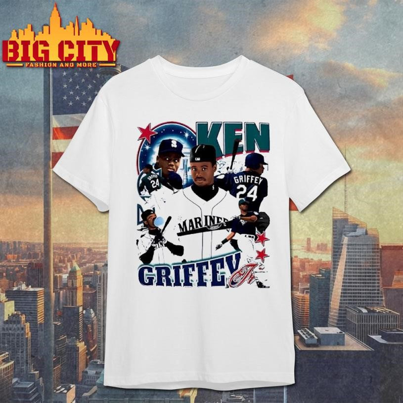 Ken Griffey Jr. Seattle Mariners Signature Graphic Shirt