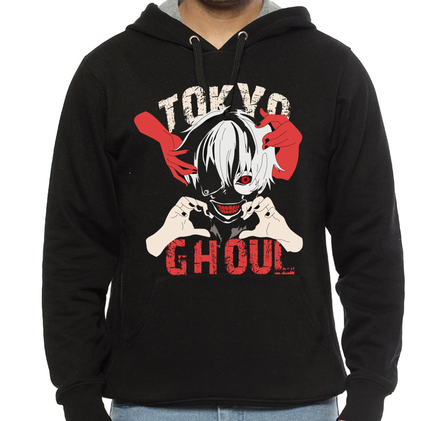 Ken Kaneki Tokyo Ghoul Black Hoodie T-Shirts, Sweatshirt | PureTeeCo.com
