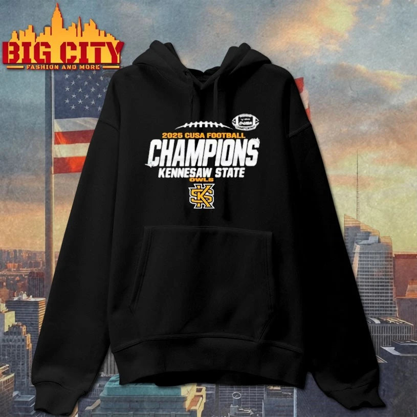 Kennesaw State Owls 2025 C-USA Champs shirt