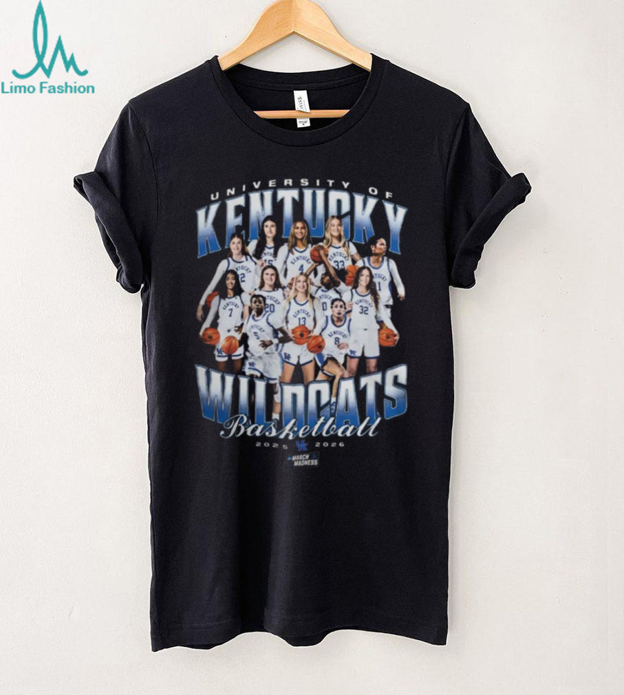 Kentucky Women’s Basketball NCAA March Madness 2026 Team Collage Shirt