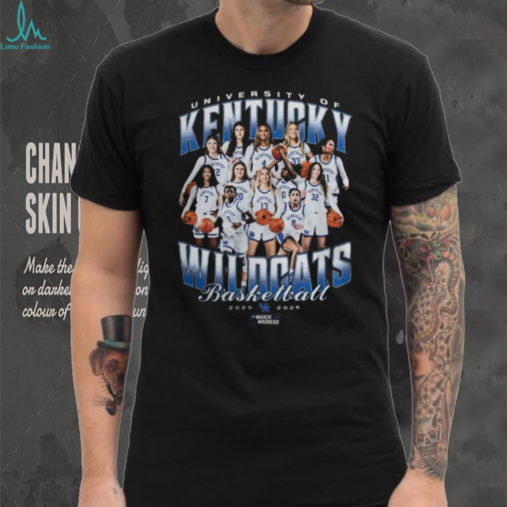 Kentucky Women’s Basketball NCAA March Madness 2026 Team Collage Shirt