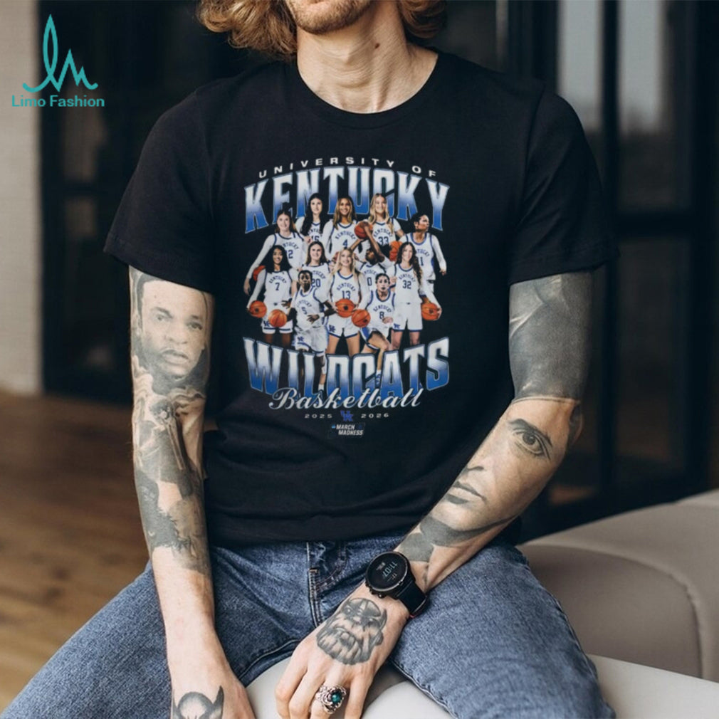Kentucky Women’s Basketball NCAA March Madness 2026 Team Collage Shirt