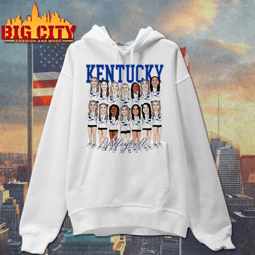 Kentucky Women’s Volleyball NCAA Team caricature 25 26 Shirt