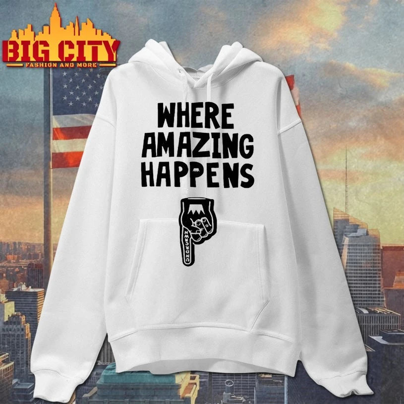 Kevin Durant Wearing where amazing happens shirt