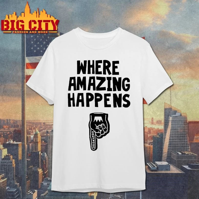 Kevin Durant Wearing where amazing happens shirt
