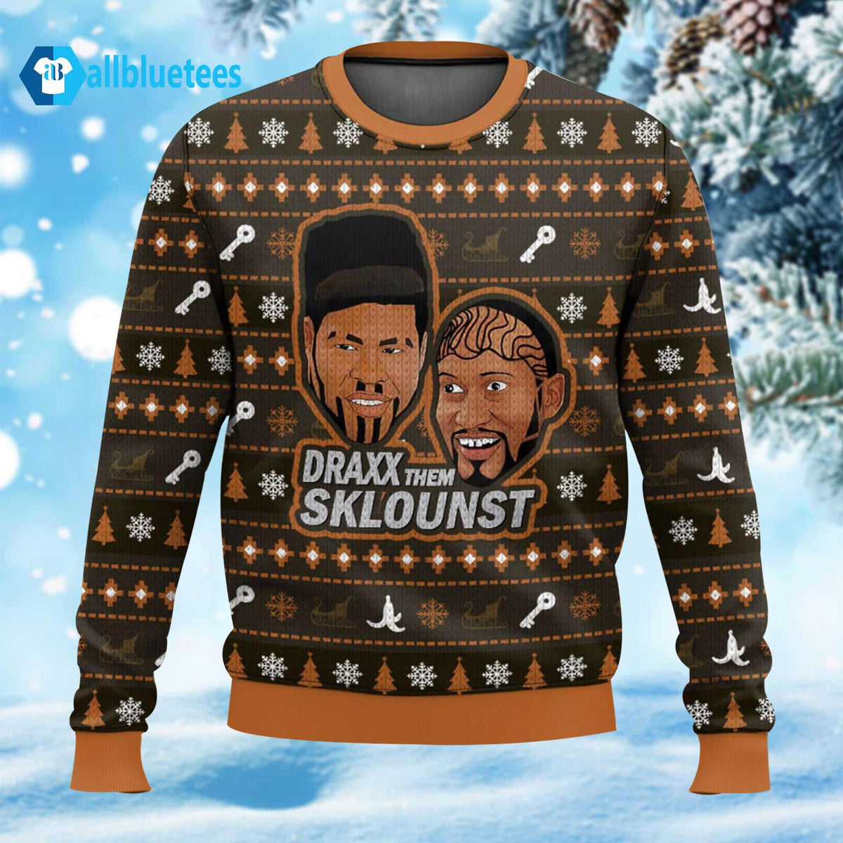 Key And Peele Draxx Them Sklounst Ugly Sweater