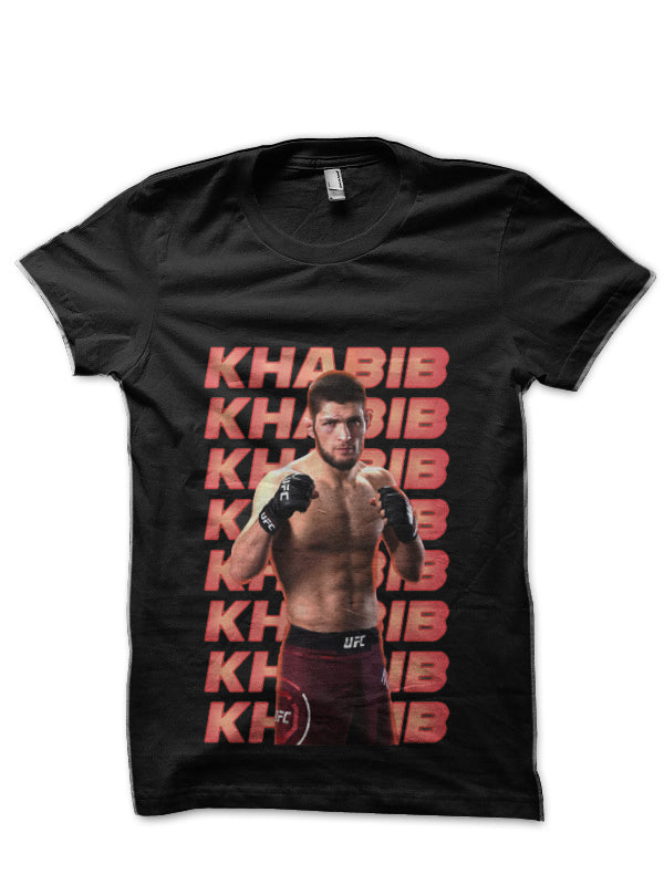 Khabib Nurmagomedov Black T-Shirt Style003 Hoodie, Sweatshirt | PureTeeCo.com