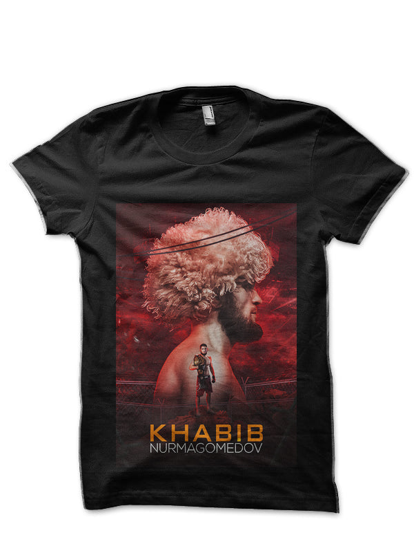 Khabib Nurmagomedov Black T-Shirt Style001 Hoodie, Sweatshirt | PureTeeCo.com