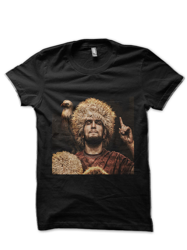 Khabib Nurmagomedov Black T-Shirt Hoodie, Sweatshirt | PureTeeCo.com
