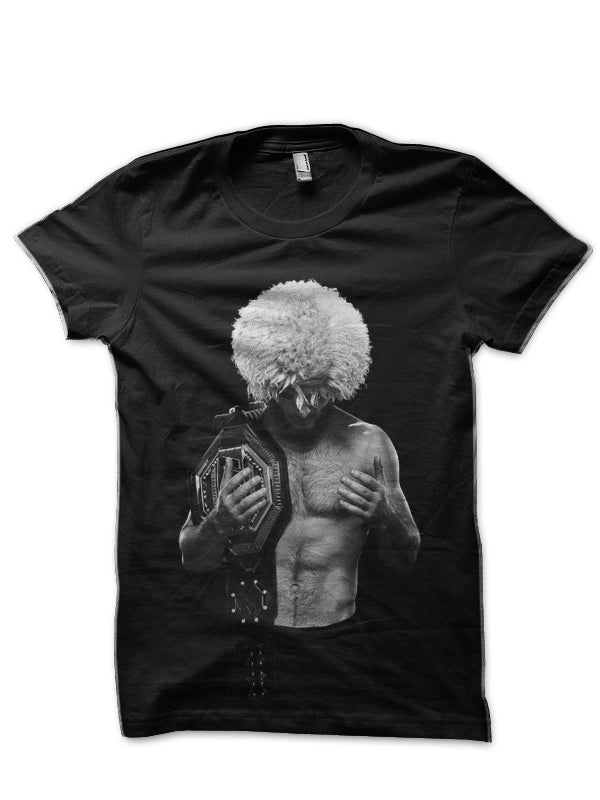 Khabib Nurmagomedov Black T-Shirt Style014 Hoodie, Sweatshirt | PureTeeCo.com