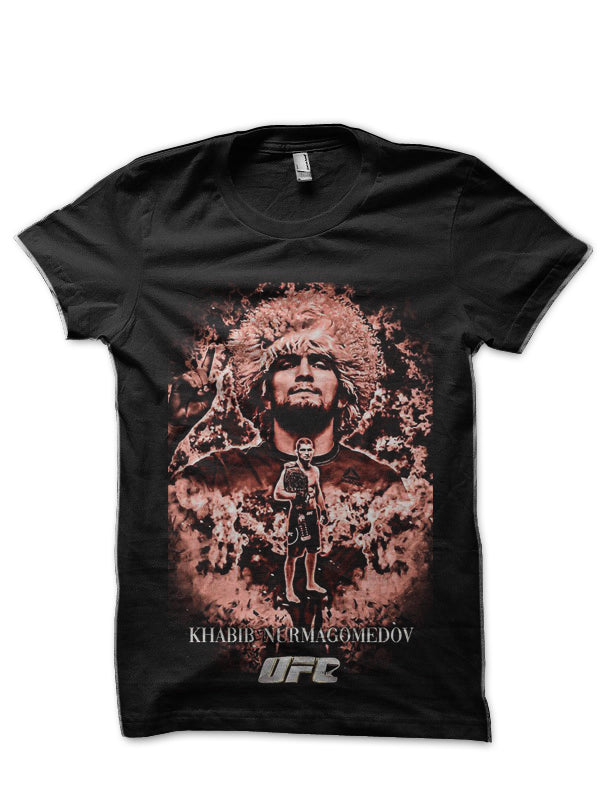 Khabib Nurmagomedov Black T-Shirt Style012 Hoodie, Sweatshirt | PureTeeCo.com