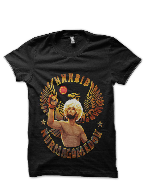 Khabib Nurmagomedov Black T-Shirt Style010 Hoodie, Sweatshirt | PureTeeCo.com