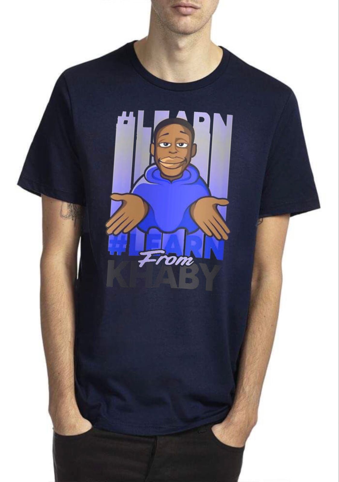 Khaby Lame T-Shirt Style002 Hoodie, Sweatshirt | PureTeeCo.com