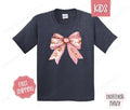 Kids Christmas Shirt - Gingerbread Bow Children's Tshirt - Youth Holiday Tee Gildan Hoodie, Sweatshirt | PureTeeCo.com