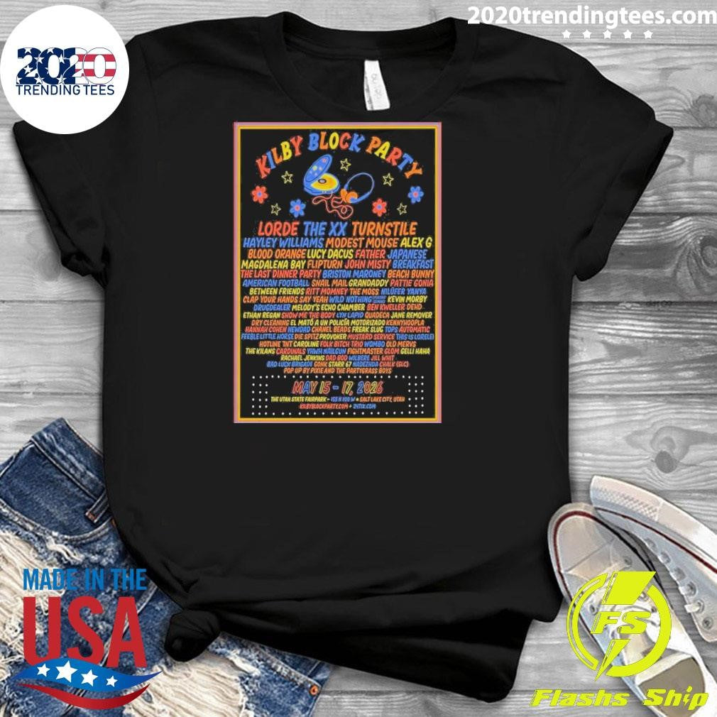 Kilby Block Party Kilby Block Party May 15-17 2026 Poster Shirt