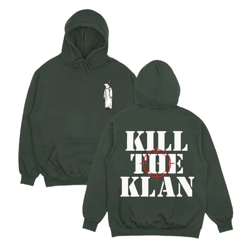 Kill The Klan Hoodie, Style KKK Men Hooded, Immaculate Dume Kill The Klan Shirt Sweatshirt | PureTeeCo.com