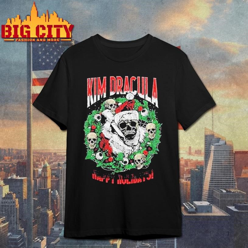 Kim Dracula Santa Wreath Shirt