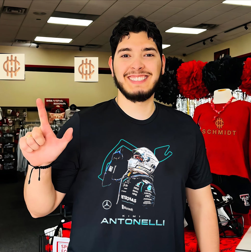 Kimi Antonelli Monaco graphic shirt
